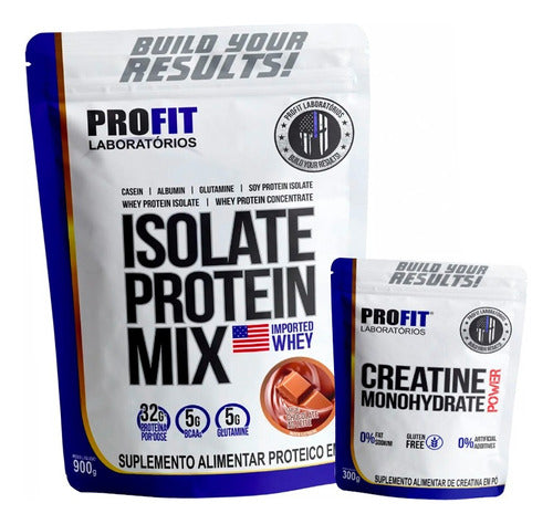 ProFit Laboratories Whey Isolate Protein Kit 900g + Creatine 300g 0