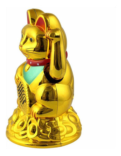 Geko Lucky Golden Fortune Cat Maneki Neko 7