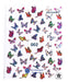 Self-Adhesive Nail Stickers - Butterflies - Nail Art 94