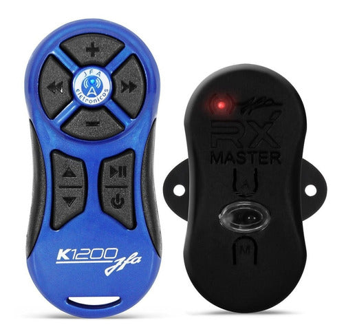 Controle Longa Distancia Jfa K1200 Azul Som Alcance 1200 Mts 1