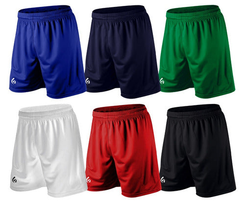 Pack of 3 Gol De Oro Pro Elite Shorts - Soccer Running Basketball 20