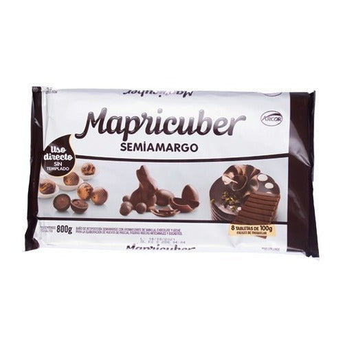 Mapricuber Chocolate X800g (Semi, Milk, and White) 1