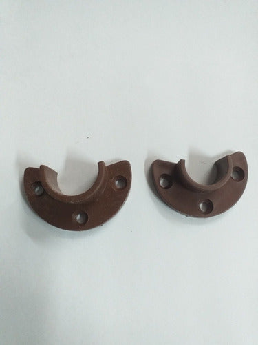 Plastic Brown 5/8 Pipe Support for Hanging Furniture 0