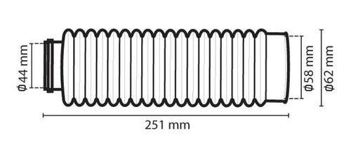 Circuit Fuelles Suspension 18 Dientes Rojo XR125 XTZ125 1