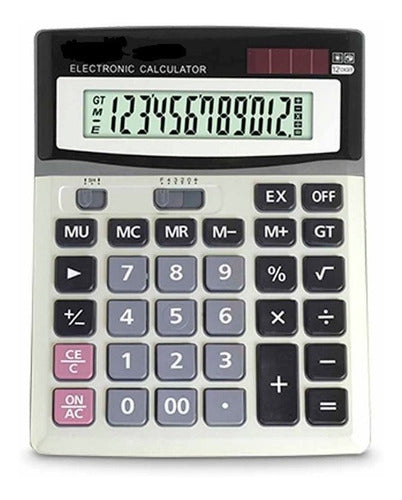 Datelux Digital Electronic Calculator Large Display 12 Digits 0