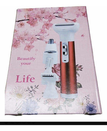 Beauty Portable Mini Shaver 5 In 1 Eyebrows Lips Nose Facial Women 4