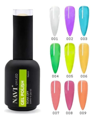 Navi Gel Polish Semipermanente UV/LED Neon 007 X 10ml 1