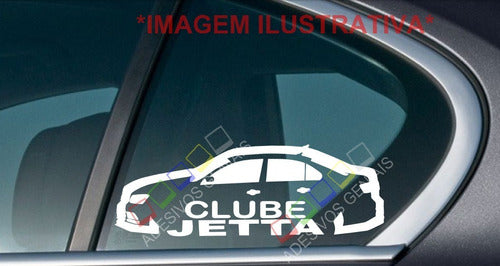 Adesivo Clube Do Carro Jetta Vw Volks + Brinde Cód: Clje-02 0