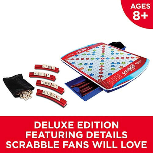 Hasbro Gaming Scrabble Deluxe Edition (Exclusive to Amazon) 1