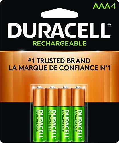 Baterias Recargables Duracell Aaa 4 Unidades 0