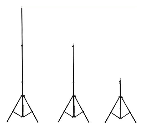 SIKOTECH Tripode 2.1m De Pie Para Aro Led Camara Celular Extensible 7
