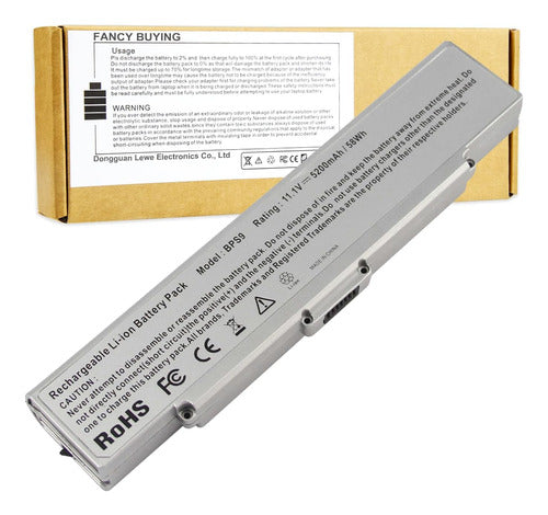 Batería Para Portátil Sony Vaio Pcg Vgn-ar Vgp-bps9/b 0