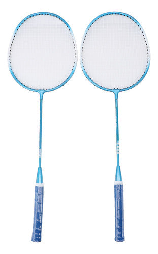 Conjunto Profissional De Raquetes De Badminton Com Área Aume 2