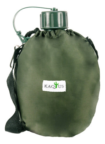 Kaqtus Kids Tactical Type 1L Water Bottle with Shoulder Strap 0