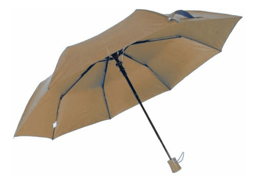 Lefran Mini Automatic Windproof Umbrella LF-42270 Brown 0