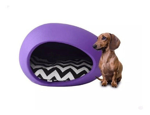 Eggys Mini Outdoor Bed with Cushion for Dogs - Various Colors 4