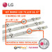 Kit Barras De Led Tv LG 32ln536b 32ln546b 32ln560b Original 2