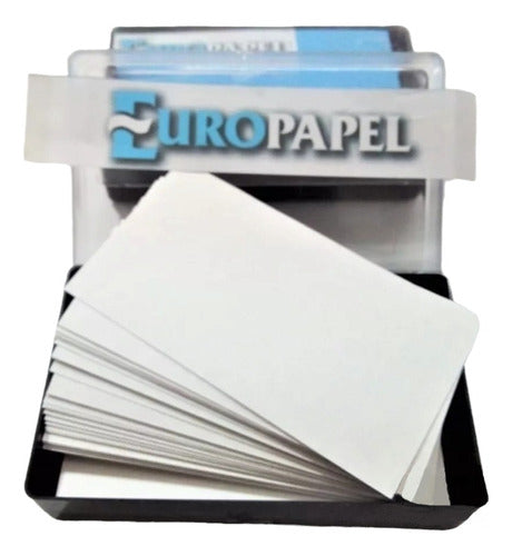 Europapel Opalina White Card No. 3 Case of 100 Units 0