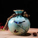 Newqz Blue Ceramic Vase Set - 3 Pieces 4