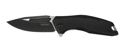 Cuchillo Navaja Plegable Kershaw Flourish Carbono Negro 1