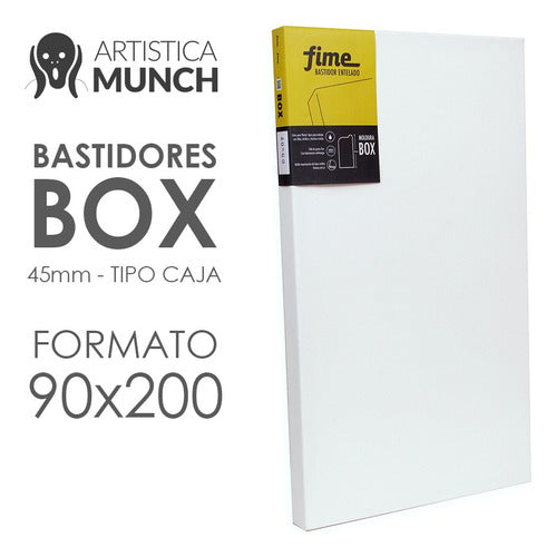 Box Fime 90x200 Stretched Canvas Frame 1