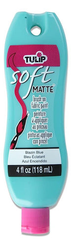 Tulipán Soft Paint Peggable 33950 Sfpt 4oz Matte Blazin Blue 0