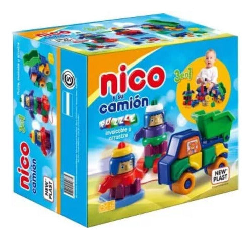 Nico Y Su Camion Primera Infancia Arrastre 0187 New Plast 0