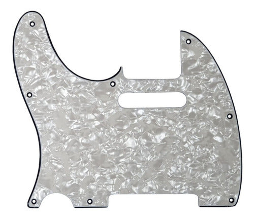 Sambong Pickguard M11-Z Telecaster Type Nacre 3 Layers Left-Handed 0