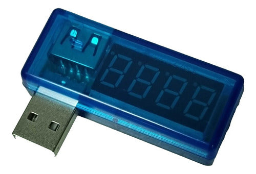 Educabot Tester Usb Voltimetro Amperimetro Analizador De Carga 1