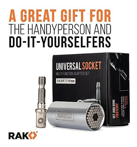 Rak Universal Socket Grip (7-19mm) Multi-function Ratchet Wrench Power Drill Adapter 1