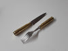 Cuchillo Verijero Acero Inox Cabo Capsula Proyectil Bronce 3