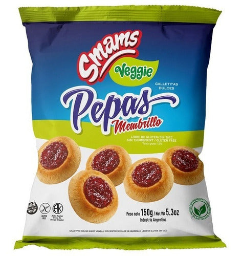 Smams Pepas with Membrillo Gluten-Free Veggie 150g 0