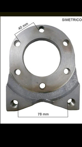 Haedo Engranajes Soporte De Caliper Torino Jeep Falcón Simetrico 2 Unidades 1