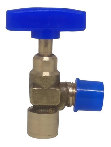 Intermec Refrigerant Gas Valve with Wheel for Disposable Cans 1