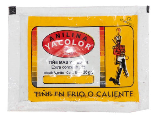 Anilina Tintura Telas En Frio O Caliente Celeste 0