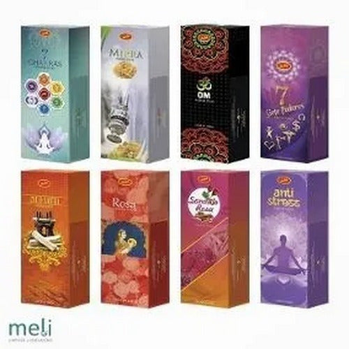 Sree Vani Hindu Incense Sticks – 6 Boxes of 6 Packs Each (36 Units) 2