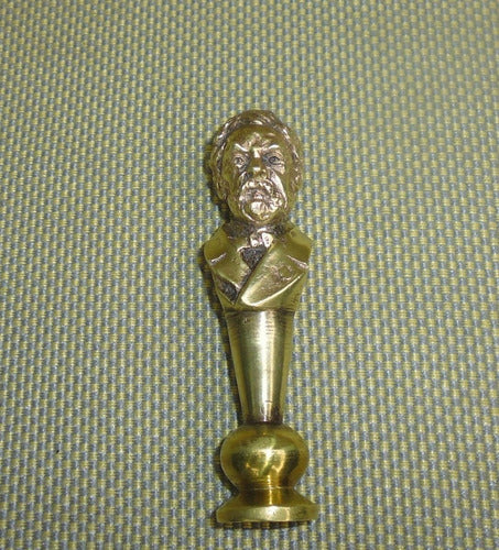 Antiguo Mata Sello  / Bronce - Pasteur 4