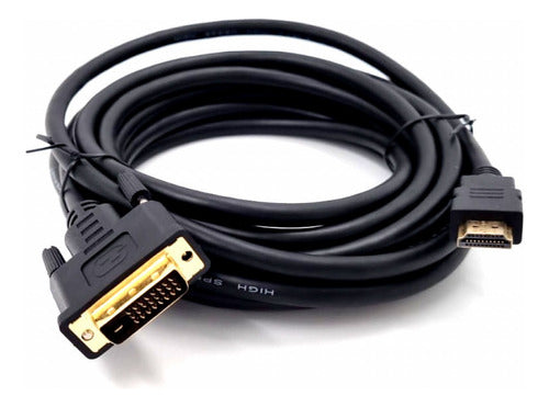 Cable Hdmi A Dvi 24+1 Macho/macho 4,8 Mt Marca Vf 0