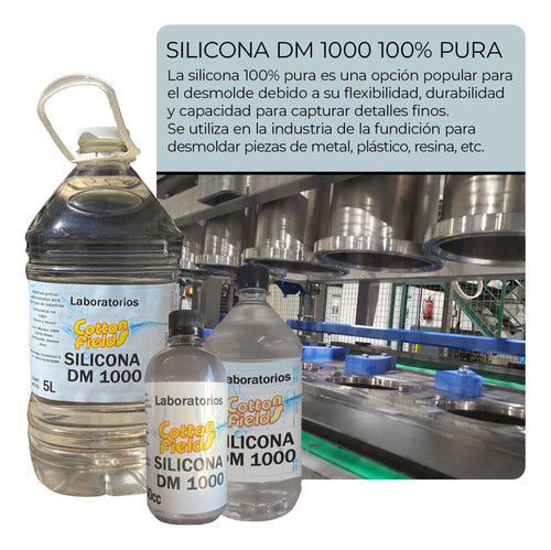 Quimica Cotton Fields Silicona 1000 - 100% Pura Importada - Miel - 5 Litro 1