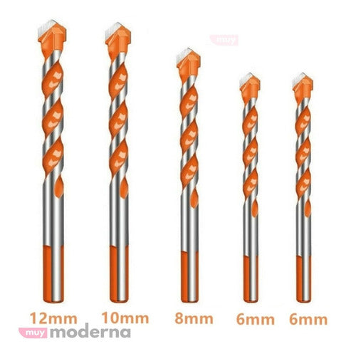 Juego De 5 Brocas De Perforación Múltiple Multimaterial Muy® 4