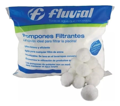 Pompones Filtrantes Fluvial 1 Bolsa De 100 Unidades 0