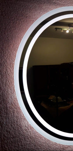 Klen Led Light Mirror 70 Cm Double Frosted Edge Bathroom Decor 3