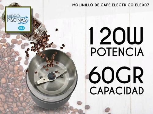 Molinillo De Granos De Café Semillas Pimienta Y Frutos Secos 6