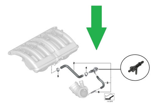 Kreisen Conector Mariposa Multiple De Admision VW Passat Golf 1