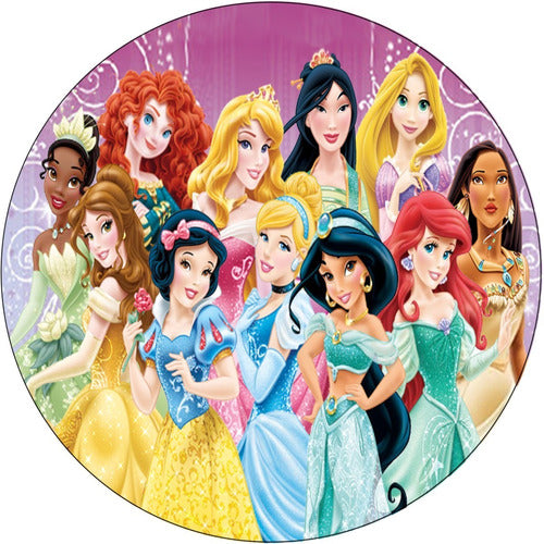 Láminas Comestibles Princesas Disney Para Tortas En Horas 1