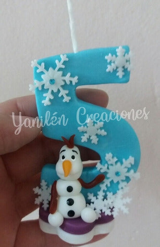 Yanilen Creaciones Frozen Elsa Y Olaf Adorno Para Torta 6