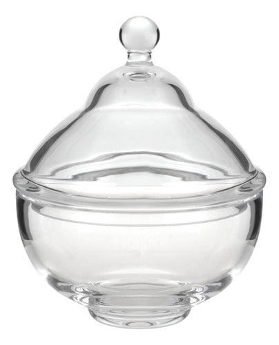 Glass Candy Jar with Lid Candy Bar 1