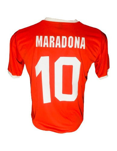 Argentinos Juniors Retro Diego Maradona 1980 T-Shirt 1