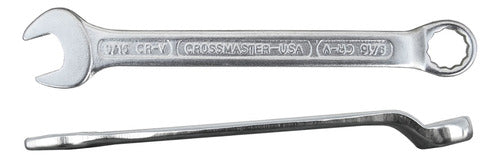 Crossmaster 7/32'' Striped Box Combination Wrench 0