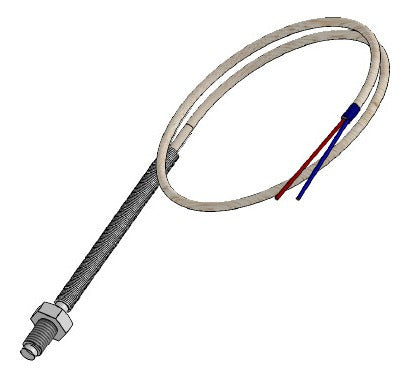 K Type Thermocouple Screw Thread Metric 6 Cable 0.5m 1